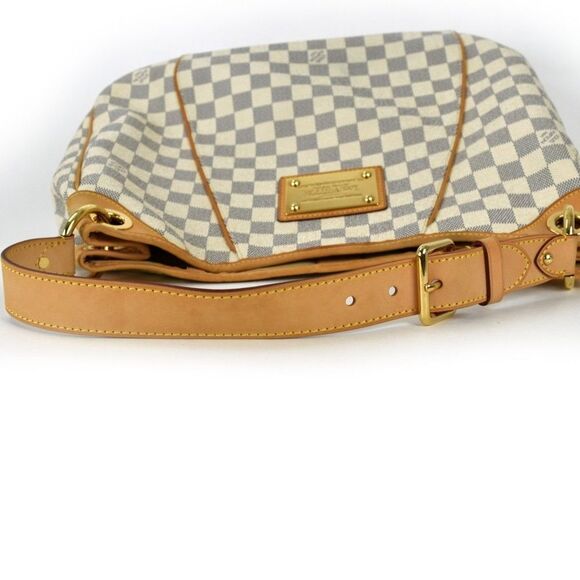 Louis Vuitton Galliera PM Tote Shoulder Bag Damier Azur White - Picture 8 of 13